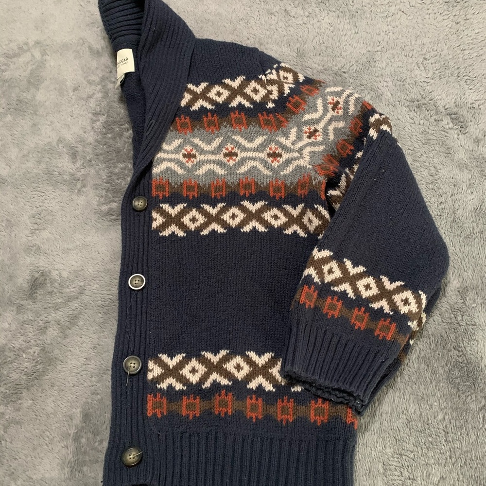 Oversized Patterned Cardigan - Picture 3 of 5